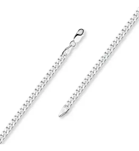 Pulseira De Prata 925 4mm Masculina Legítima Grumet Italiana - Imagem 2