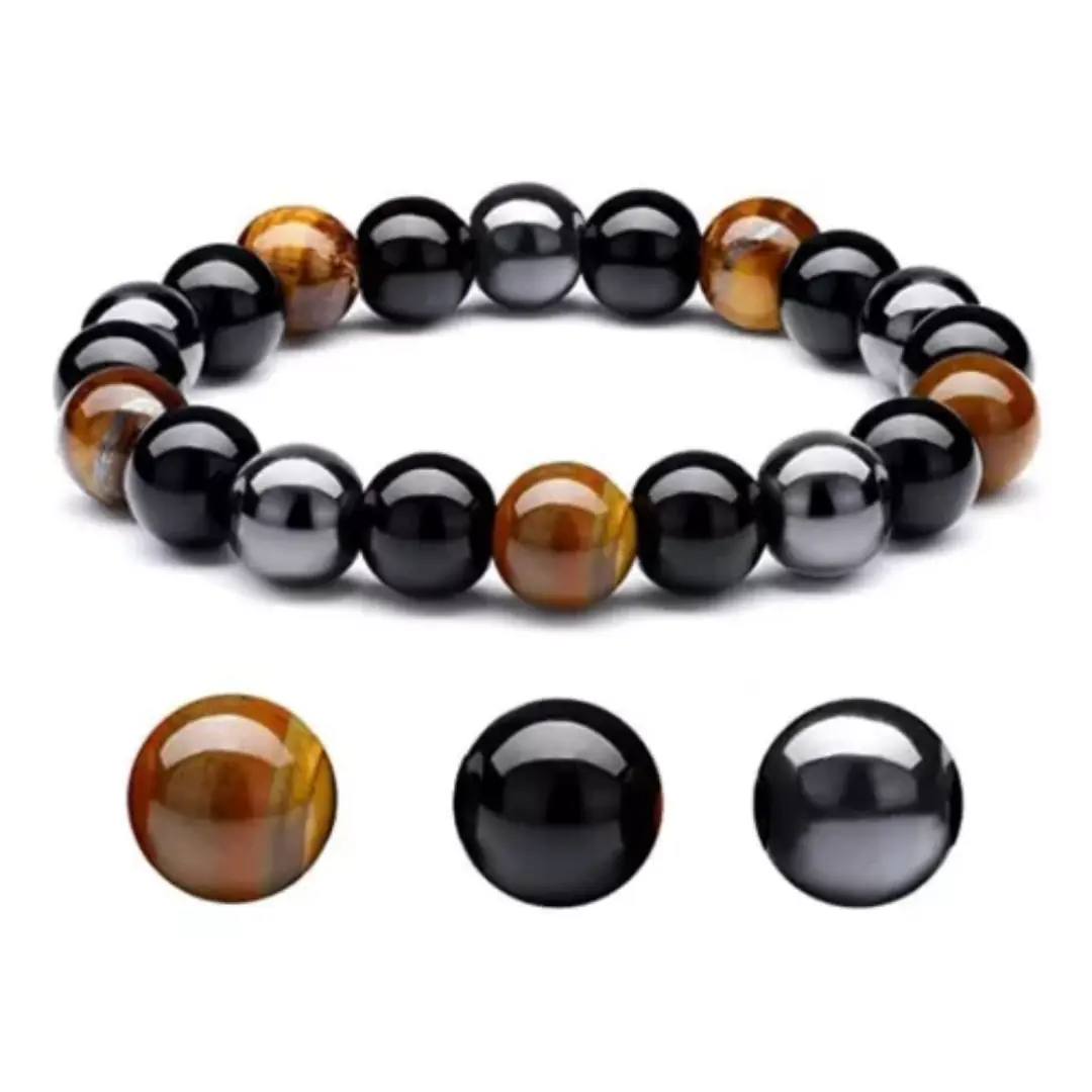 Poder Triplicado, Hematita, Ônix E Olho De Tigre - Imagem 4