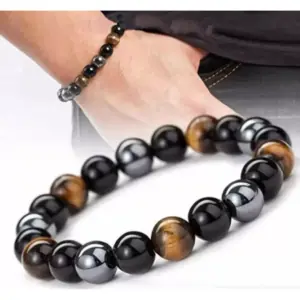 Poder Triplicado, Hematita, Ônix E Olho De Tigre