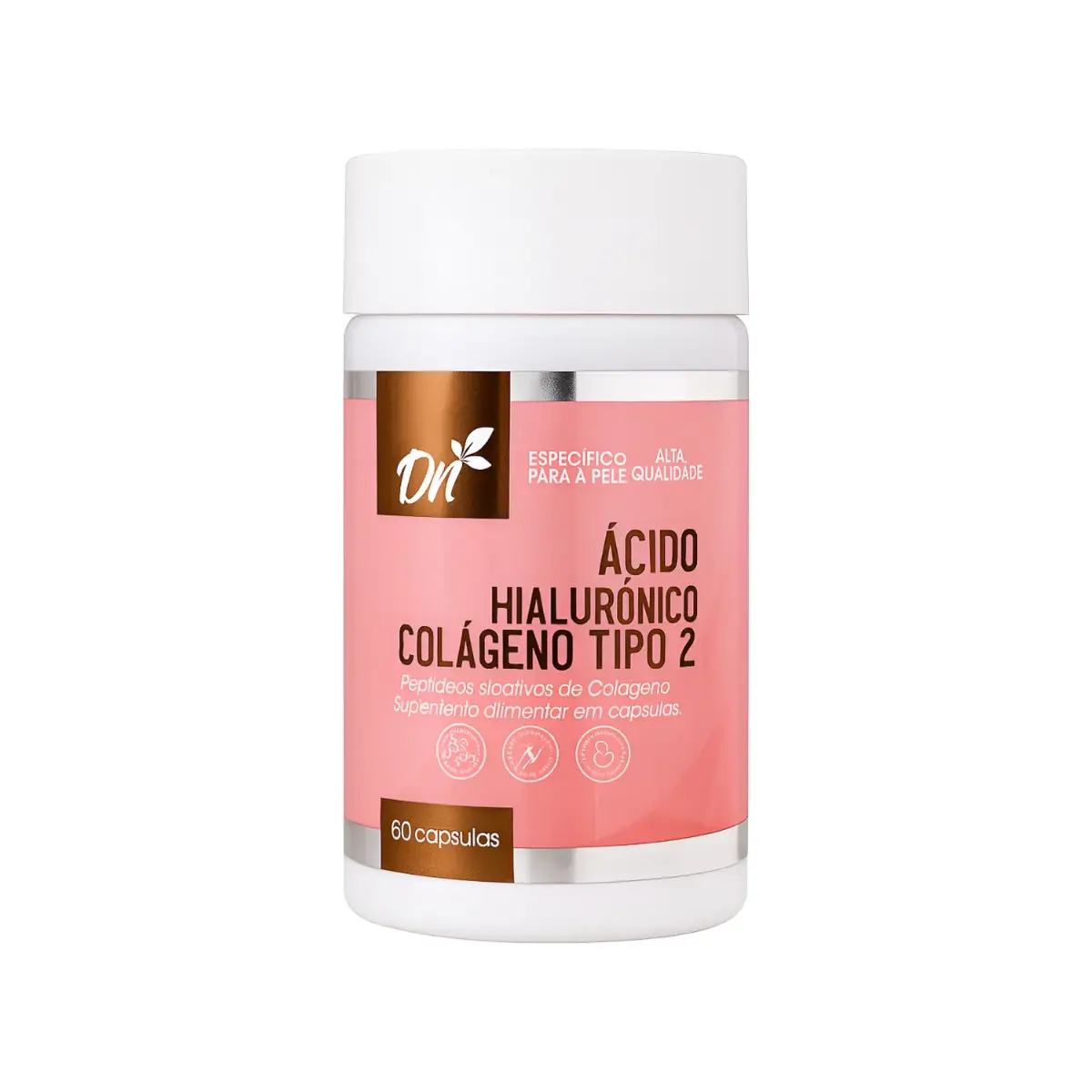 Ácido Hialurônico + Colágeno Tipo 2 100 Cápsulas Denature Sabor Natural - Imagem 4