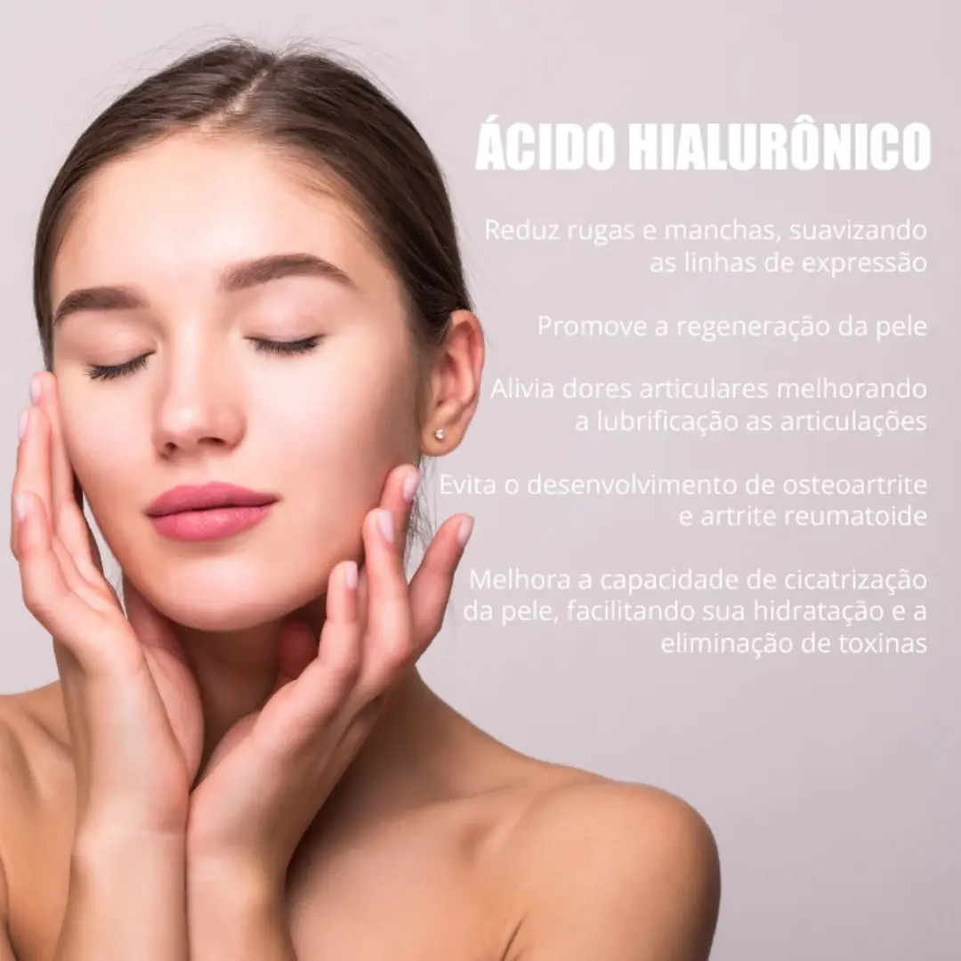 Ácido Hialurônico + Colágeno Tipo 2 100 Cápsulas Denature Sabor Natural - Imagem 3