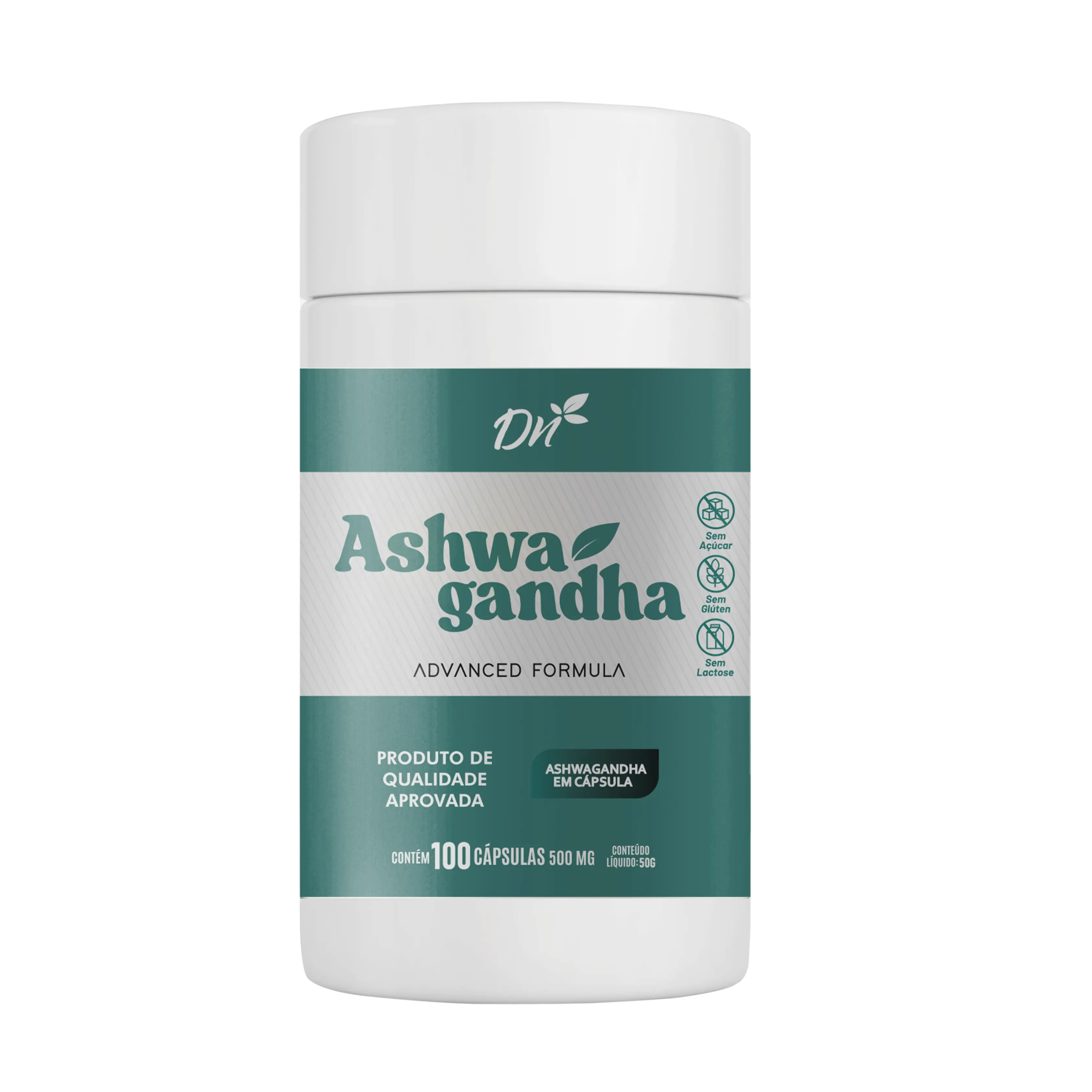 Suplemento Ashwa Ganda 500mg - 100 Capsulas - Imagem 2