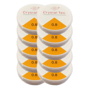 Kit 10 Fios Silicone Para Pulseiras - 0.8mm 10m Crystal Tec