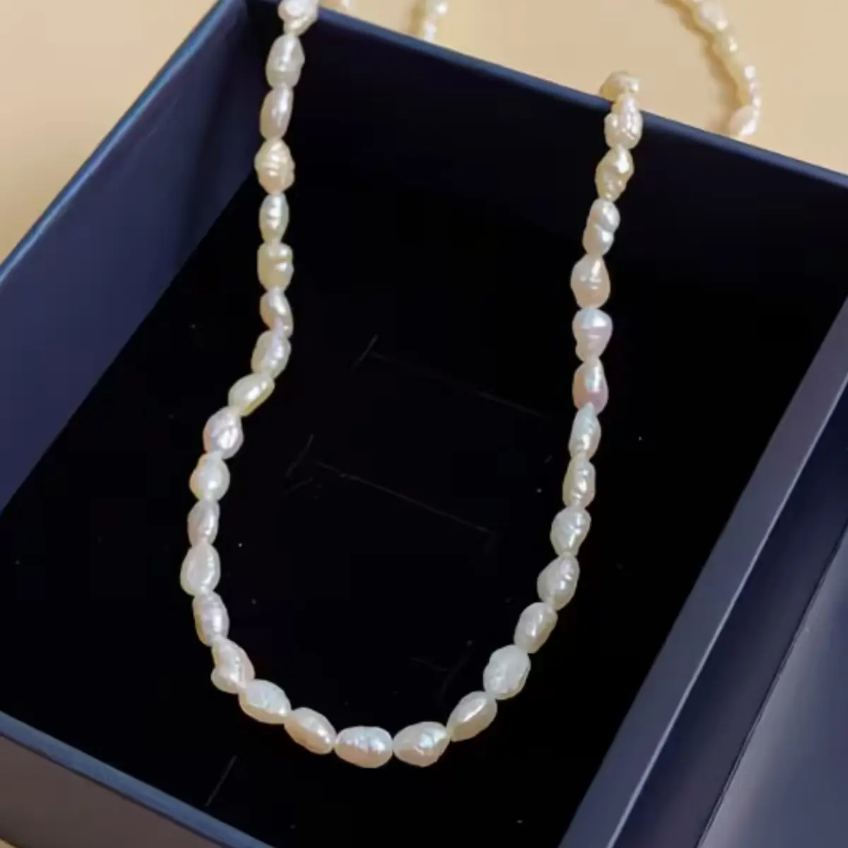 Colar Choker Pérolas Naturais Água Doce Prata 925 - Imagem 3