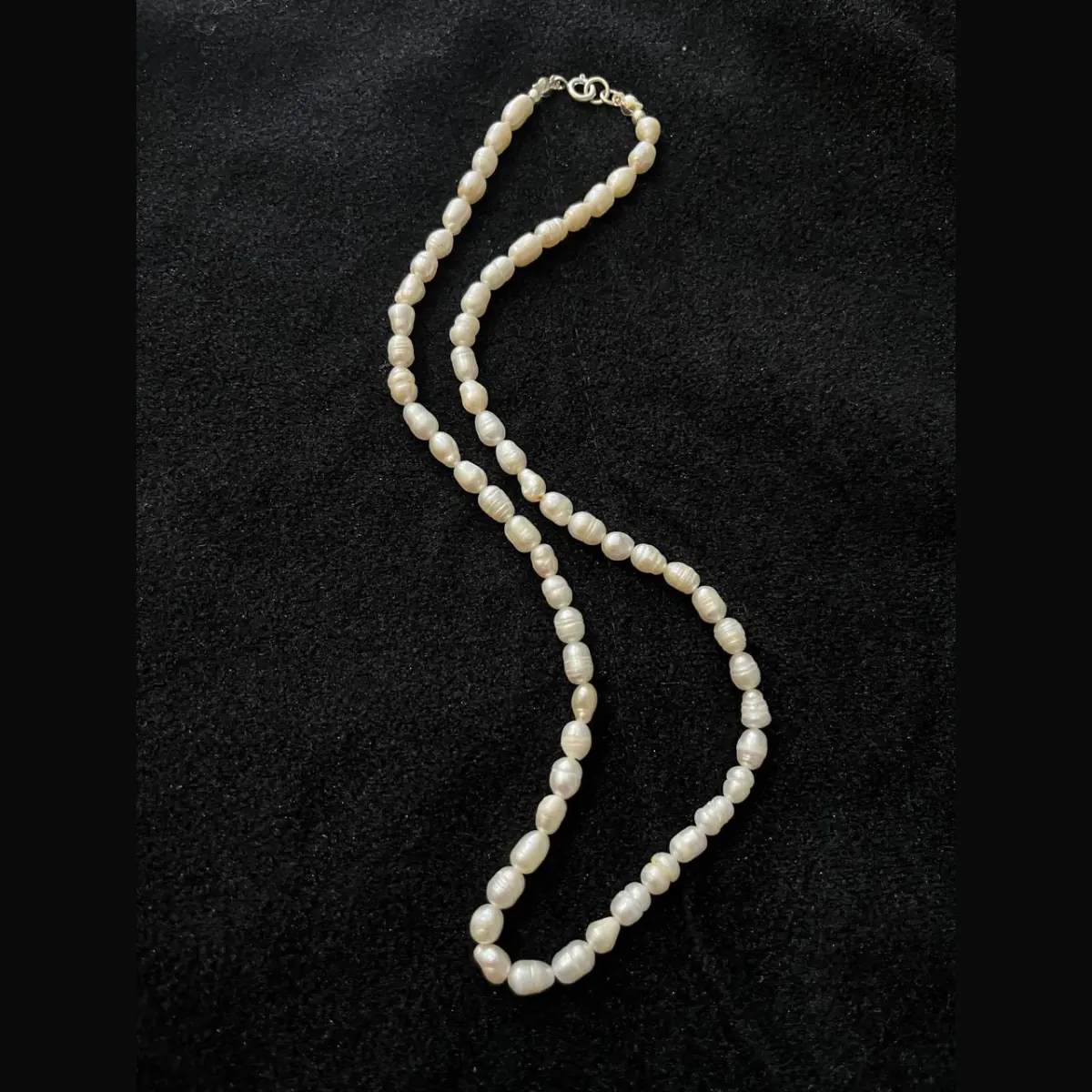 Colar Choker Pérolas Naturais Água Doce Prata 925 - Imagem 4
