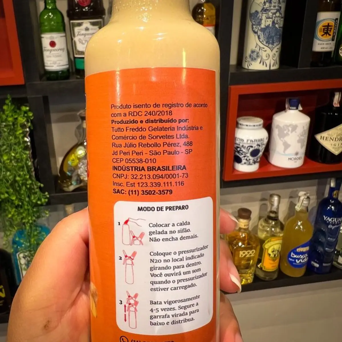 Tutto Drinks Base Espuma de Moscow Mule Gengibre - 500ml - Imagem 5