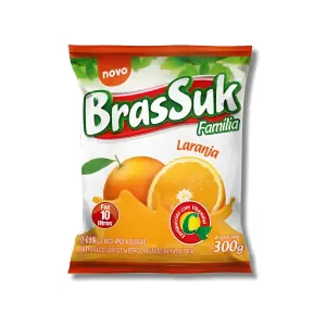 Refresco em Pó Brassuk Laranja 300g – Fácil e Economico