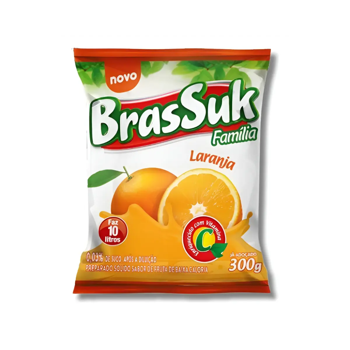 Refresco em Pó Brassuk Laranja 300g – Fácil e Economico