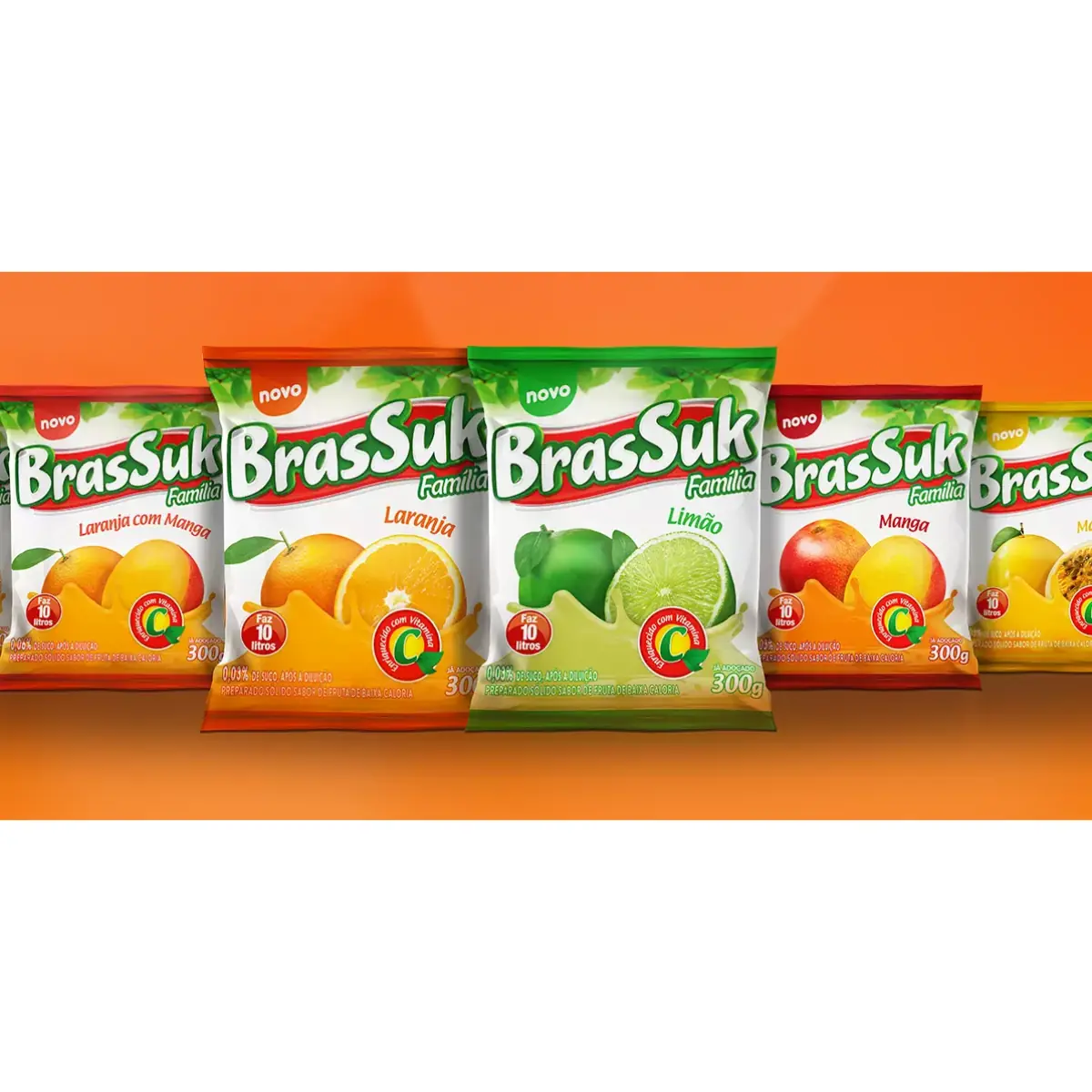 Refresco em Pó Brassuk Limão 300g – Fácil e Economico - Imagem 3