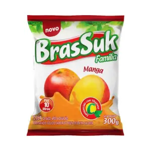 Refresco em Pó Brassuk Manga 300g – Fácil e Economico