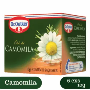 Kit 10 Chás Camomila Dr. Oetker Caixa 10g - 10 Unidades