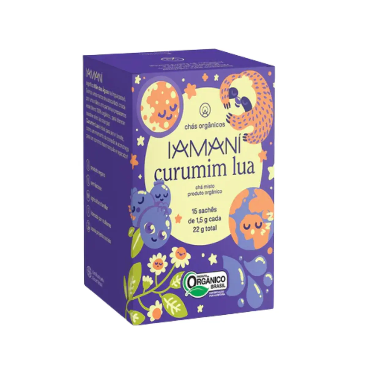Chá Orgânico Infantil Curumin Lua 15 Sachês Iamaní - Imagem 2