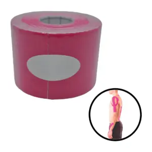 Bandagem Elástica Kinesio Pauher Classic Tape 5m - Rosa