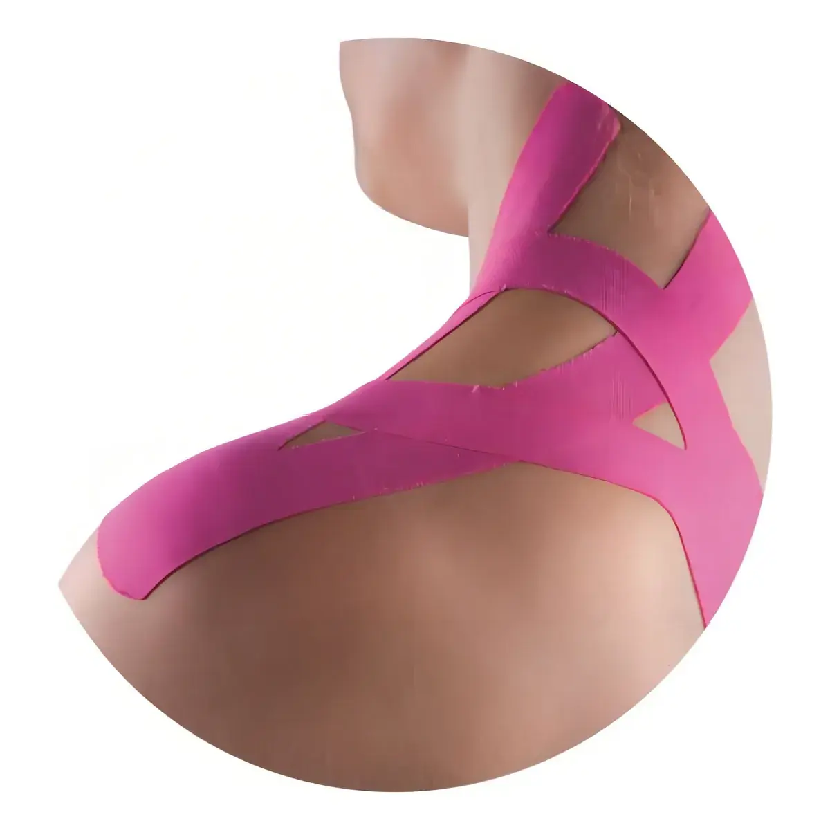 Bandagem Elástica Kinesio Pauher Classic Tape 5m - Preto - Imagem 4