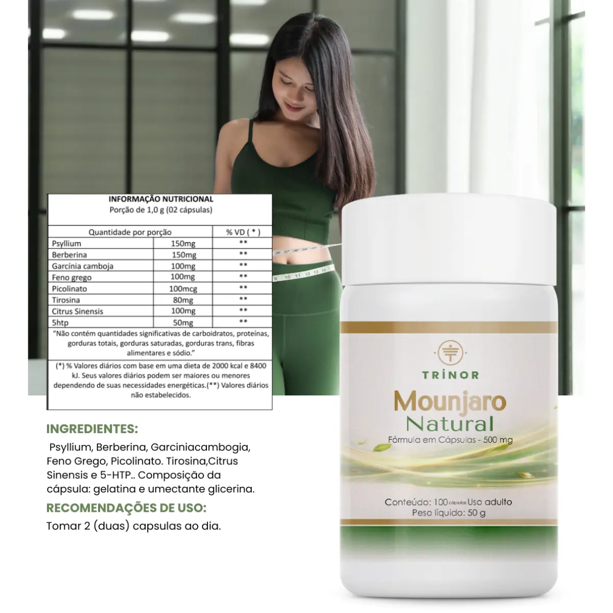Mounjaro Trinor 100 Caps - Imagem 3