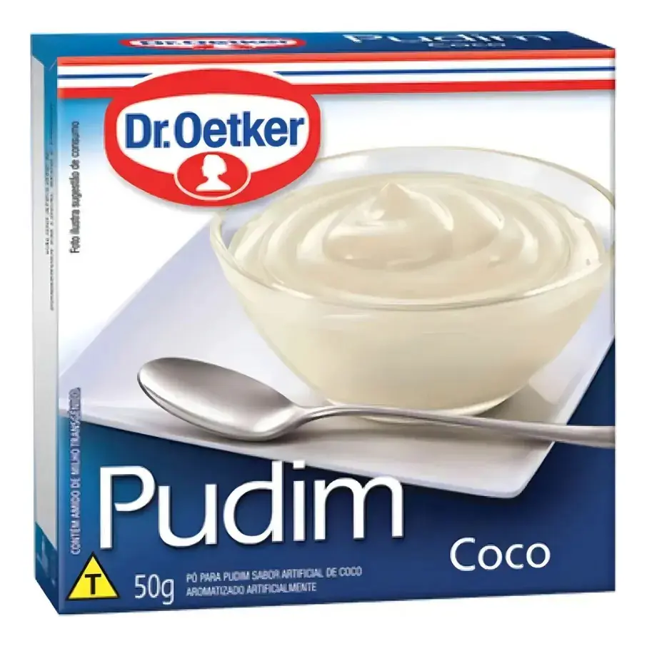 Pudim De Coco Dr. Oetker 50g Fácil Preparo Sobremesa Cremosa - Imagem 2
