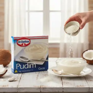 Pudim De Coco Dr. Oetker 50g Fácil Preparo Sobremesa Cremosa