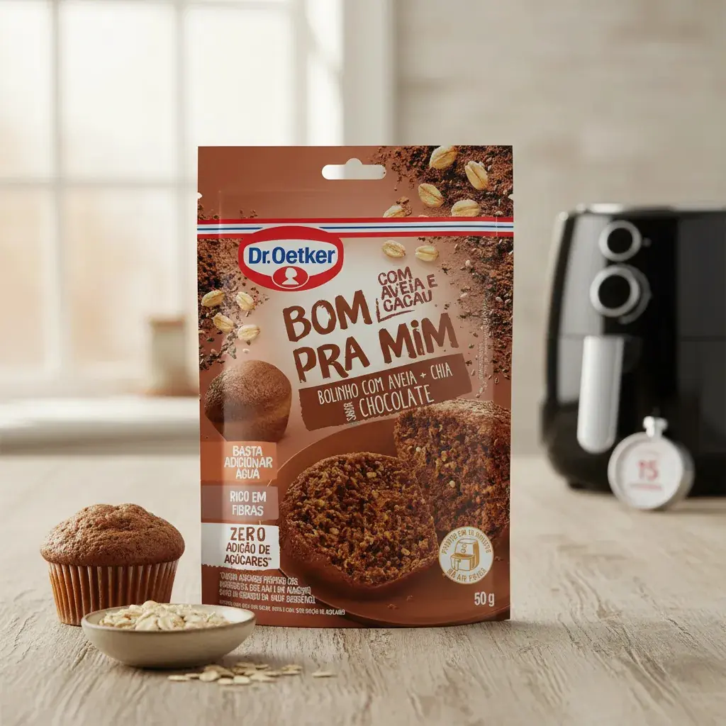 Kit 3 Misturas Bolo De Chocolate, Maça, Banana Dr. Oetker - Imagem 2