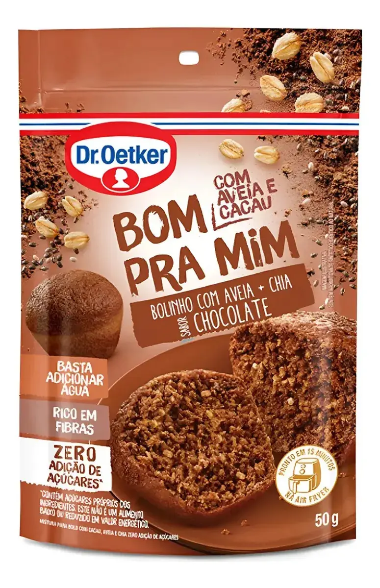 Kit 3 Misturas Bolo De Chocolate, Maça, Banana Dr. Oetker - Imagem 5