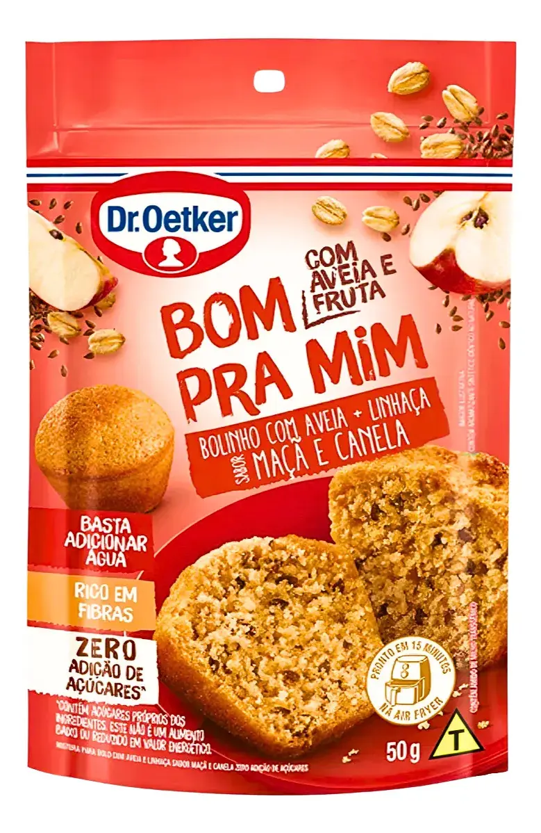Kit 3 Misturas Bolo De Chocolate, Maça, Banana Dr. Oetker - Imagem 3