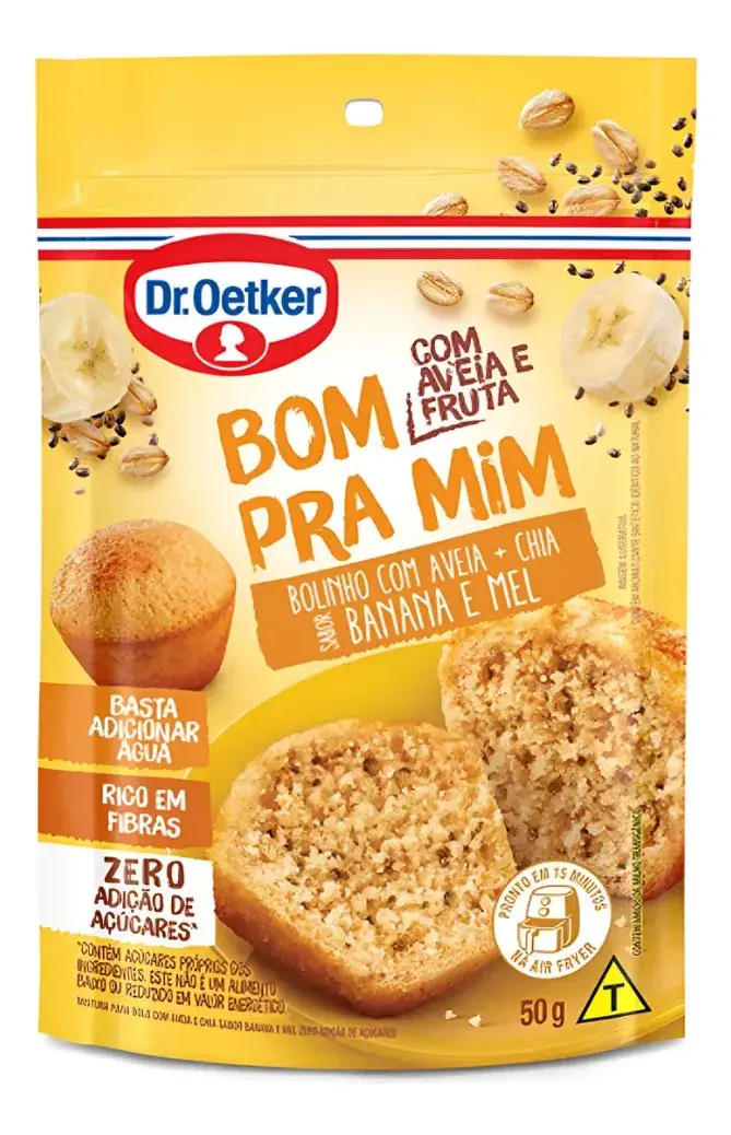 Kit 3 Misturas Bolo De Chocolate, Maça, Banana Dr. Oetker - Imagem 4