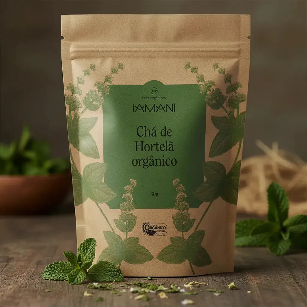 Chá Folha De Hortelã Orgânica Natural 30g - Iamaní - Imagem 4