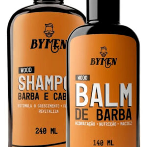 Kit 2 Unidades - Wood | Shampoo + Balm Wood - Bymen