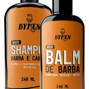 Kit 2 Unidades - Wood | Shampoo + Balm Wood - Bymen