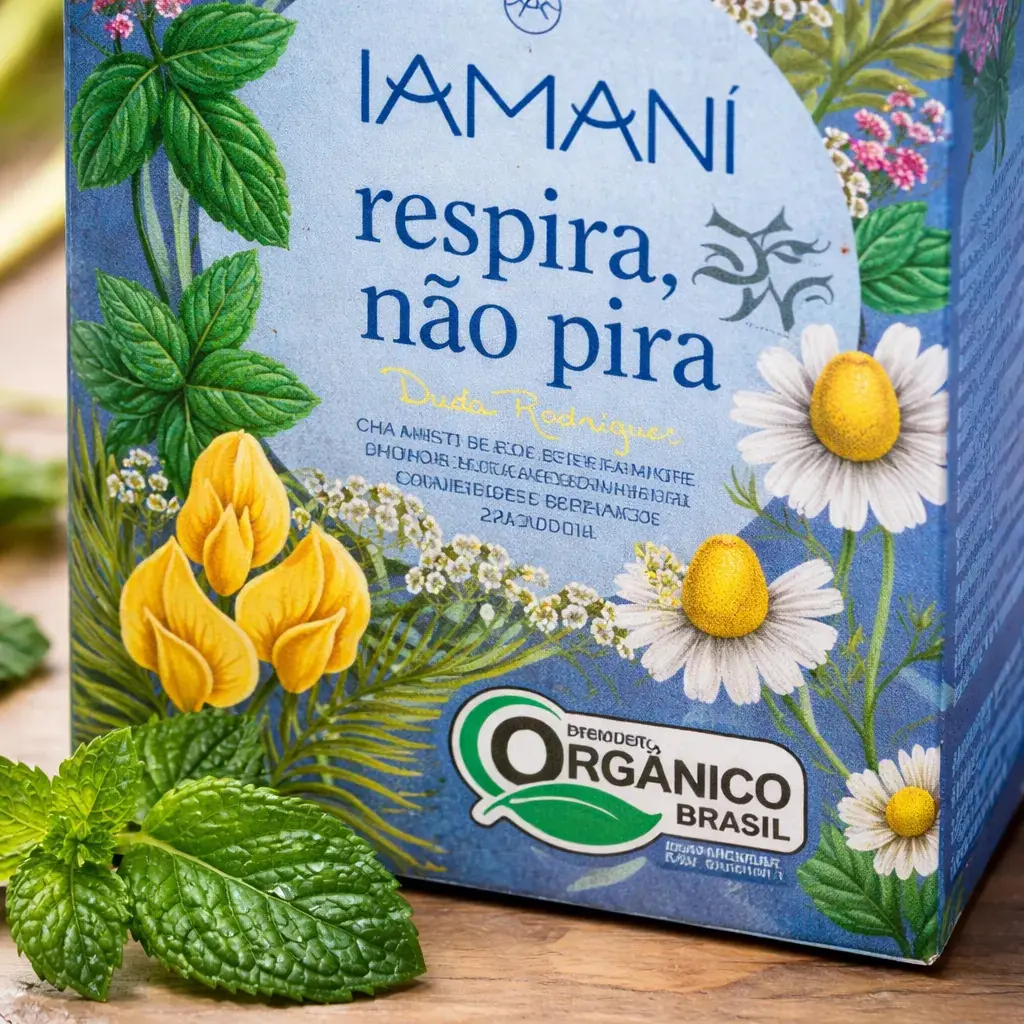 Chá Orgânico Respira Não Pira - Iamaní 15 Sachês 22g - Imagem 6