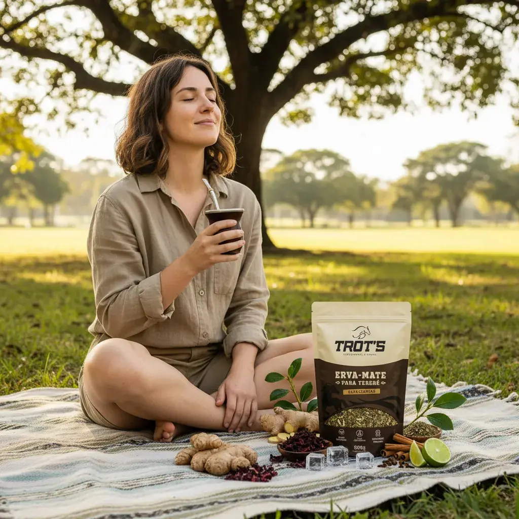 Trots Erva Tereré Premium Sabore Especiarias 500g - Imagem 2